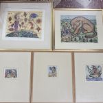 967 1569 COLOR ETCHINGS